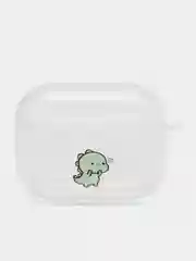 Тёмно-коричневый чехол для наушников AirPods Pro, силиконовый, прозрачный