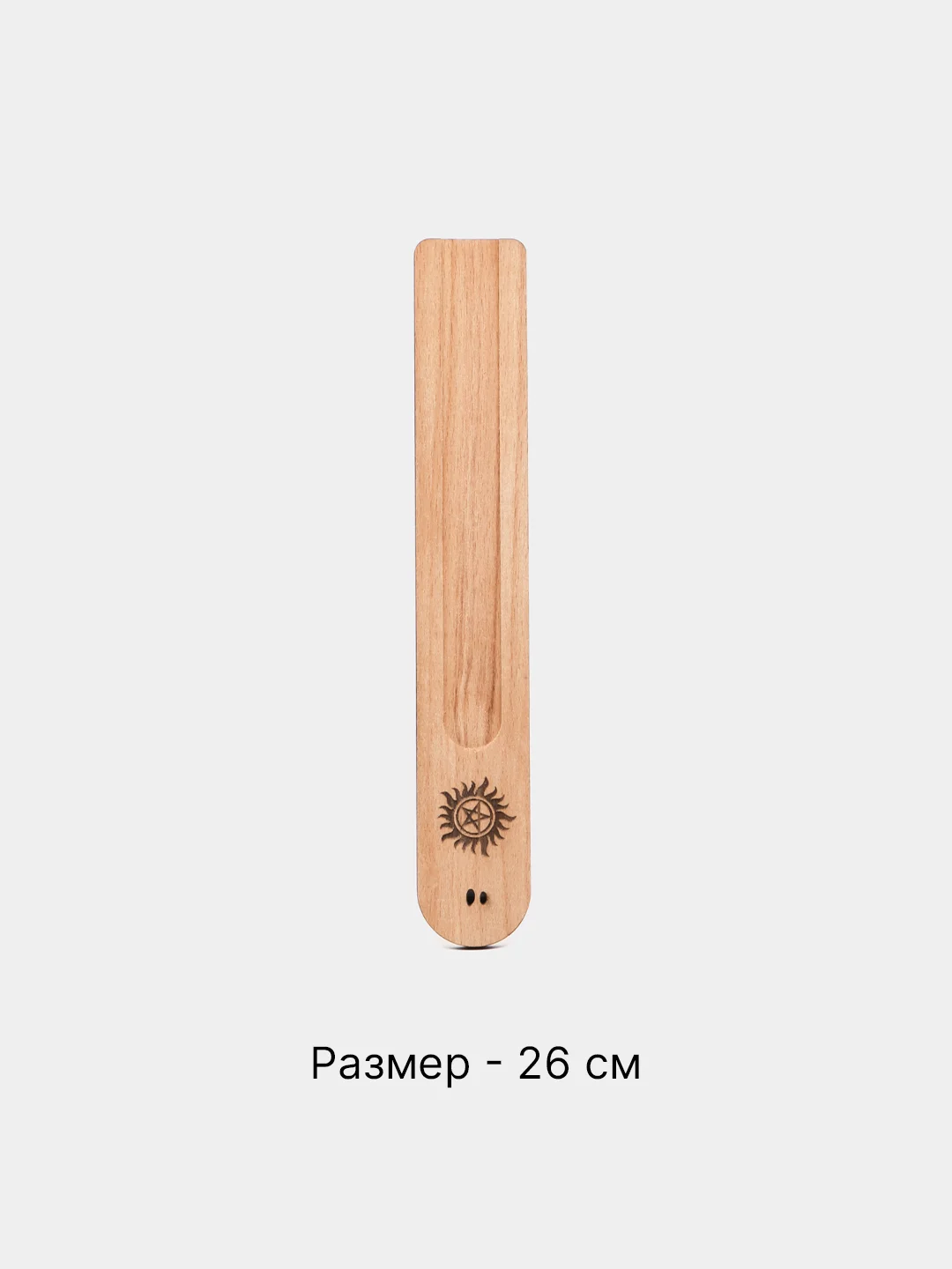 Бирюзовый подставка для благовоний "Лыжа", 22 см
