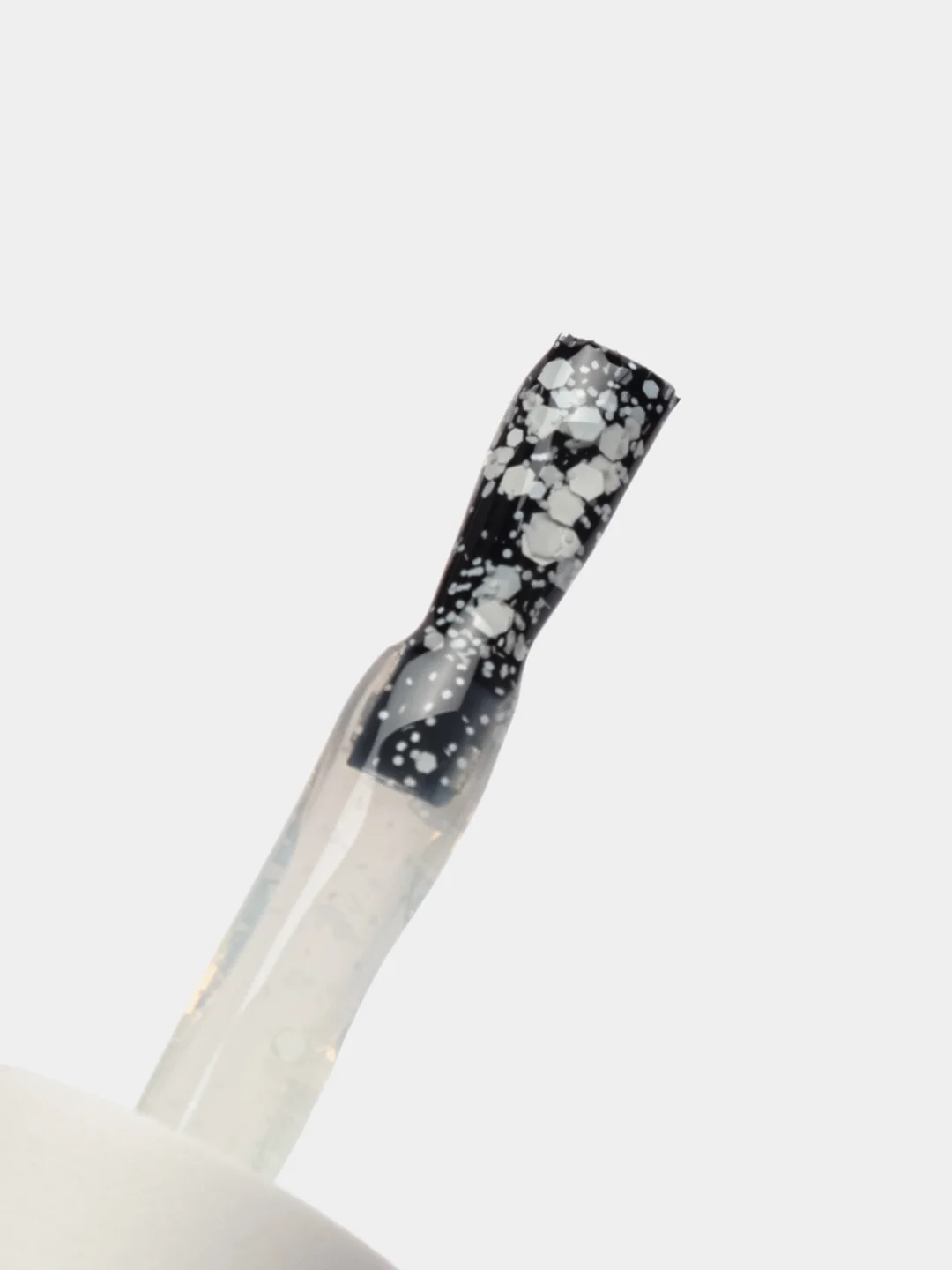 Верхнее покрытие E.Co Nails Dalmatian Top Coat White Flakes, 10 мл
