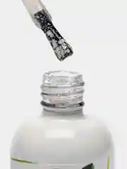 Верхнее покрытие E.Co Nails Dalmatian Top Coat White Flakes, 10 мл