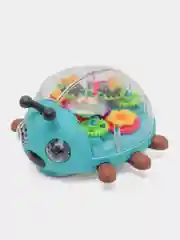 Музыкальная игрушка с шестеренками Божья коровка, со светом
