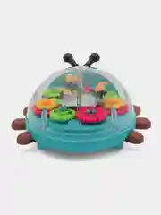 Музыкальная игрушка с шестеренками Божья коровка, со светом