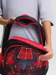 Багровый школьный рюкзак "Человек паук", Spider Man