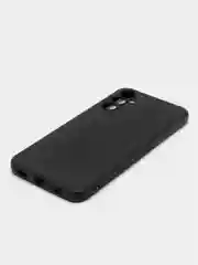 Черный чехол для Samsung Galaxy A14 / Самсунг Галакси А14, силиконовый, под карбон