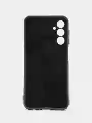 Черный чехол для Samsung Galaxy A24 / Самсунг Галакси А24, силиконовый, под карбон