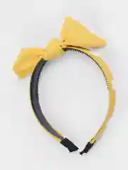 Желтый ободок женский