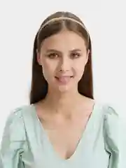 Бежевый ободок для волос