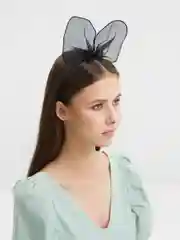 Угольный ободок Ушки / Ободок Кошачьи ушки / Ободок Ушки Мышки