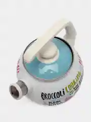 Чайник "Брокколи" с ручкой, со свистком