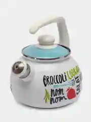 Чайник "Брокколи" с ручкой, со свистком