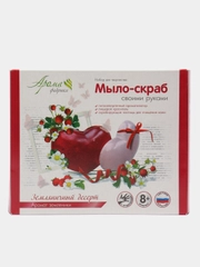Мыло-скраб "Земляничный десерт" своими руками