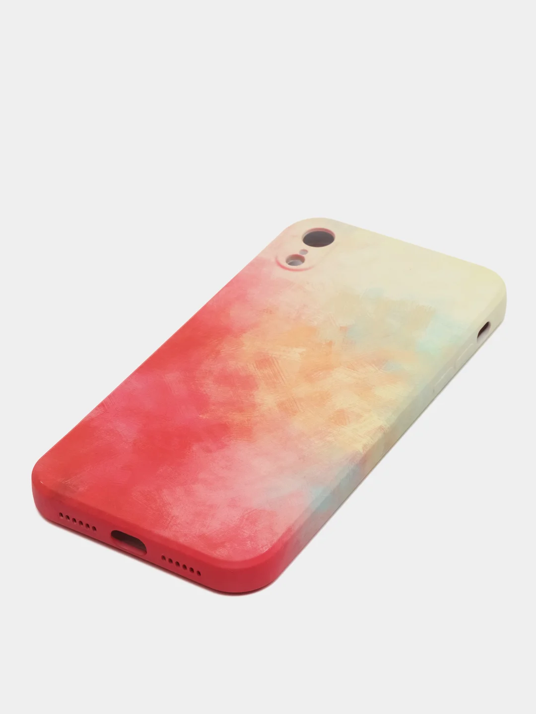 Красный чехол для iPhone X XS XR 11 12 Pro Max mini силиконовый айфон про макс