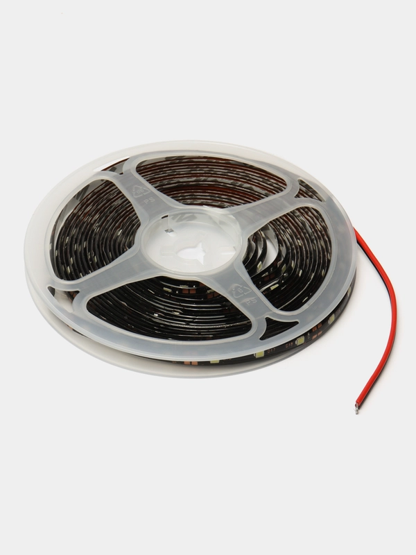 Лента светодиодная 12V 500см 300 SMD диодов 3528  SKYWAY Белый, черная основа S03201030