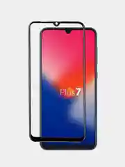 Черный защитное стекло 5D для Samsung Galaxy A20 / M10s