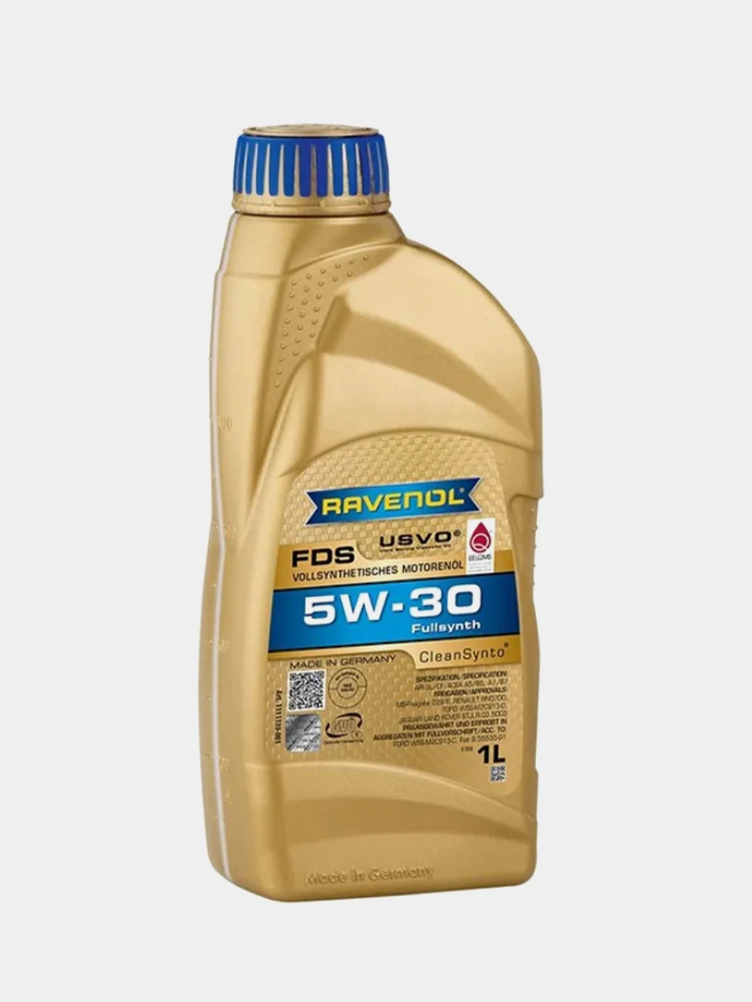 Моторное масло RAVENOL FDS 5W-30, API SL, Синтетическое