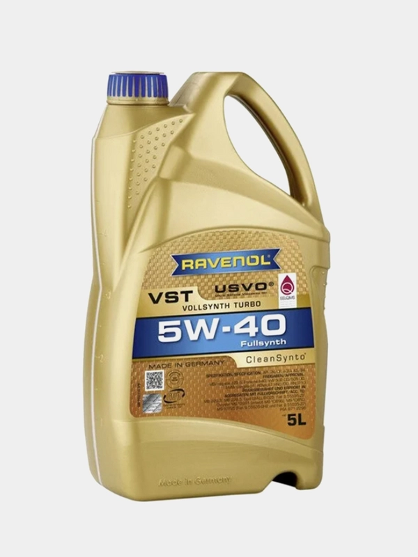 Моторное масло RAVENOL VST 5W-40, API SN/CF, Синтетическое