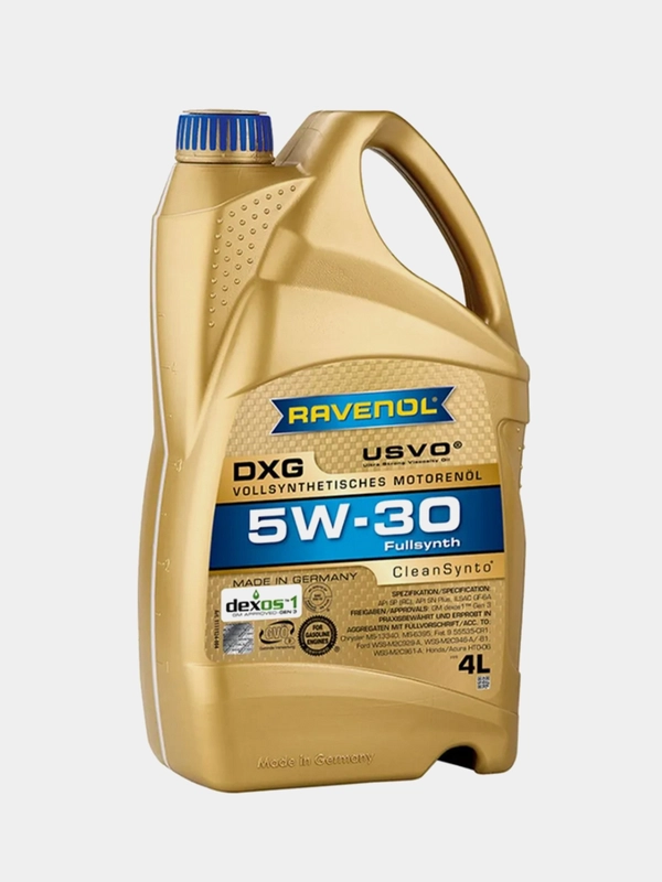 Моторное масло RAVENOL DXG 5W-30, API SN Plus/SP (RC), Синтетическое