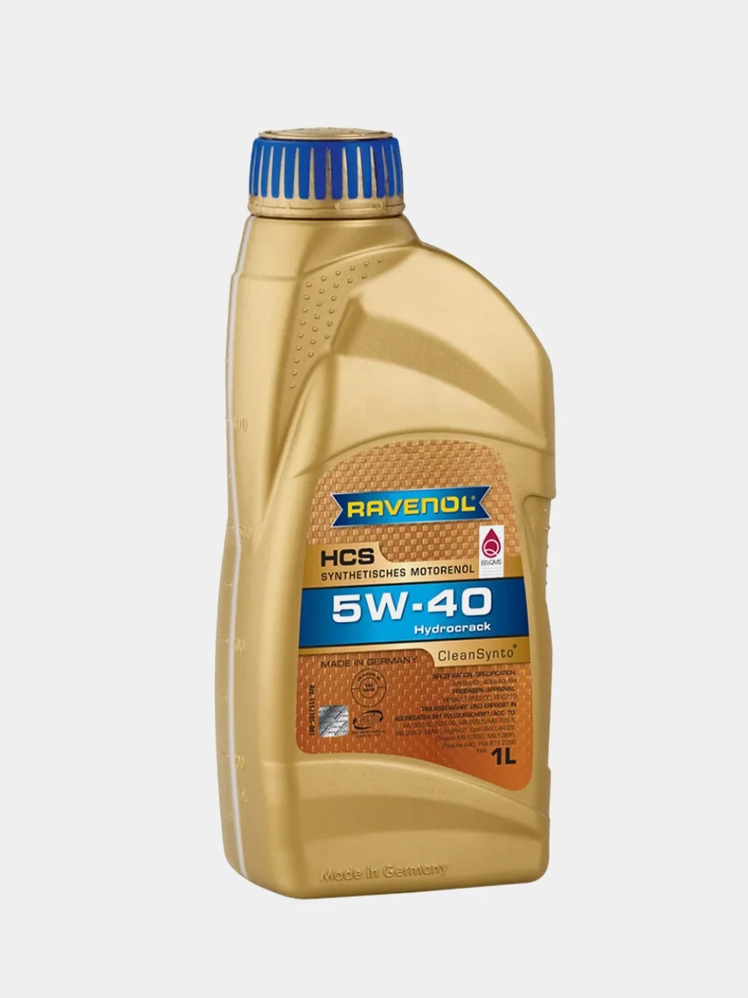 Моторное масло RAVENOL HCS 5W-40, API SN/CF, Синтетика
