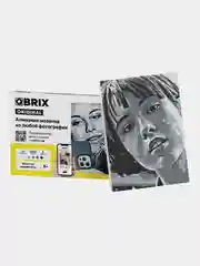 Алмазная мозаика по твоей фотографии на подрамнике Qbrix A3, из страз