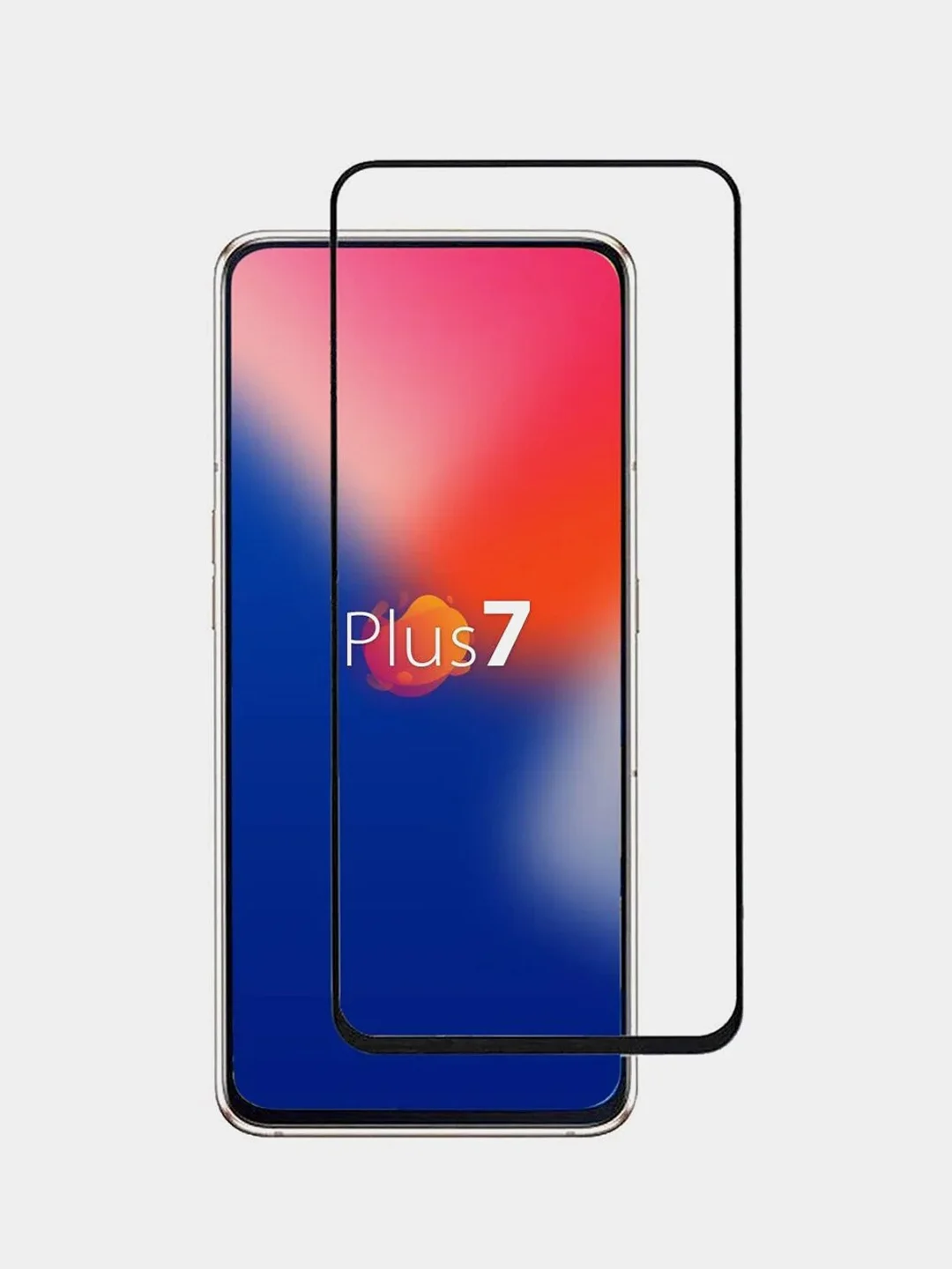 Черный защитное стекло 5D для Samsung Galaxy A80 / A90