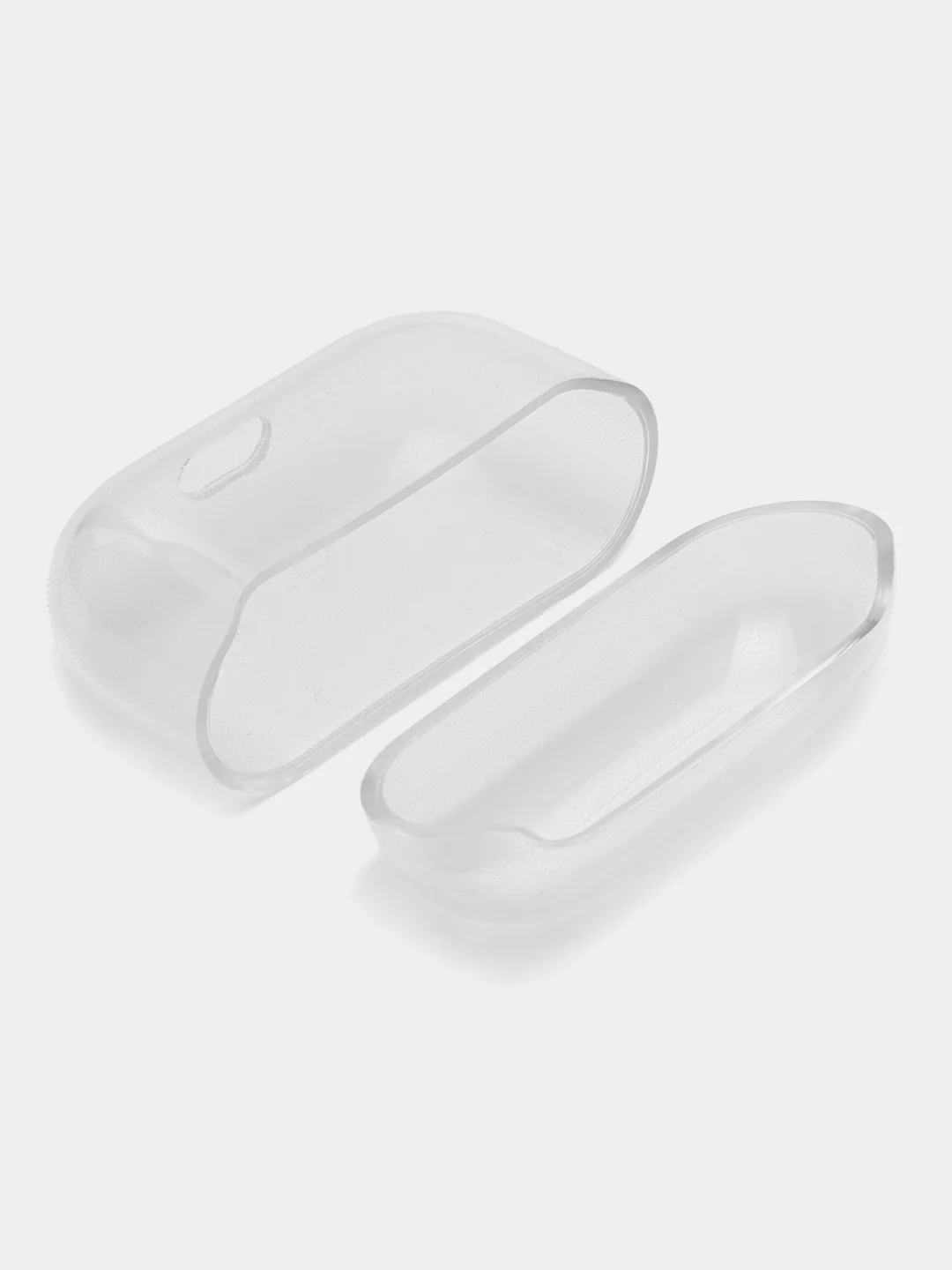 Чехол для наушников Apple AirPods Pro прозрачный, силиконовый, Аирподс про
