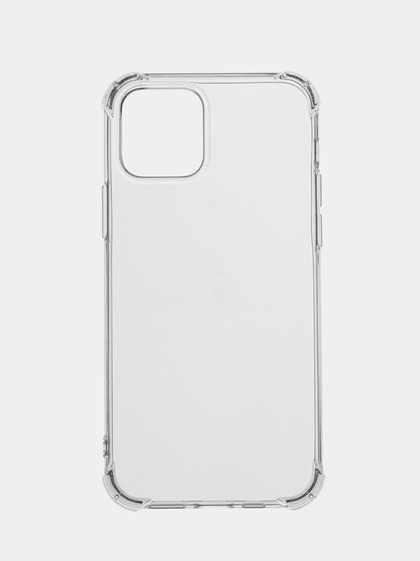 Чехол прозрачный для iPhone 11, 12, Pro, Max, mini, с защитой бортов