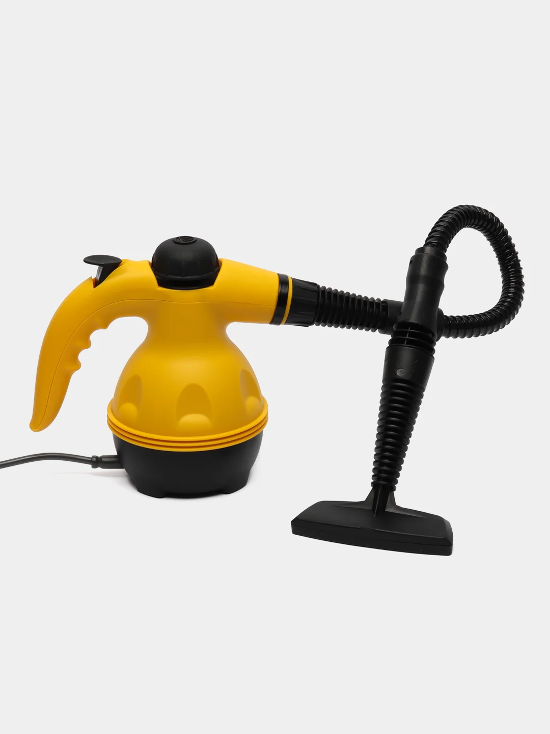 Желтый пароочиститель Steam Cleaner DF-A001, со сменными насадками