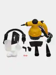 Желтый пароочиститель Steam Cleaner DF-A001, со сменными насадками