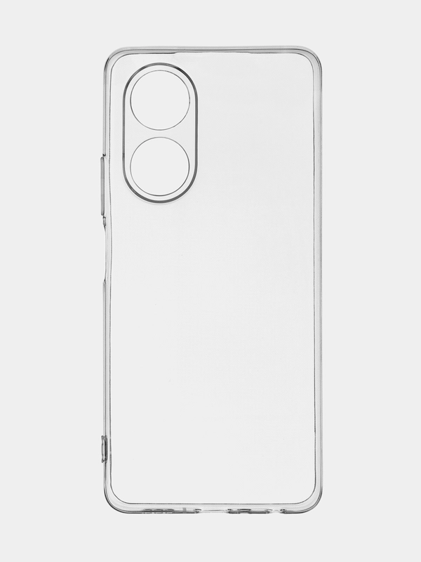 Чехол для Oppo A58 NFC силиконовый, ROSCO, с защитой камер и от прилипания, с кармашком и без