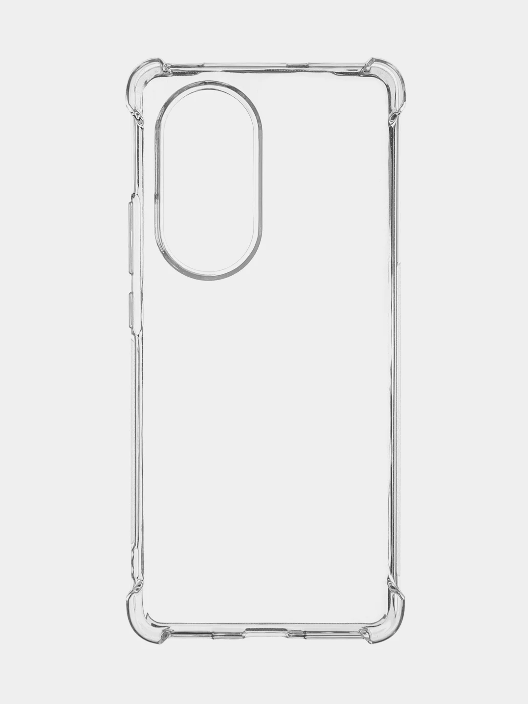 Прозрачный противоударный чехол для Oppo Reno 10, силиконовый, ROSCO, с усиленными углами