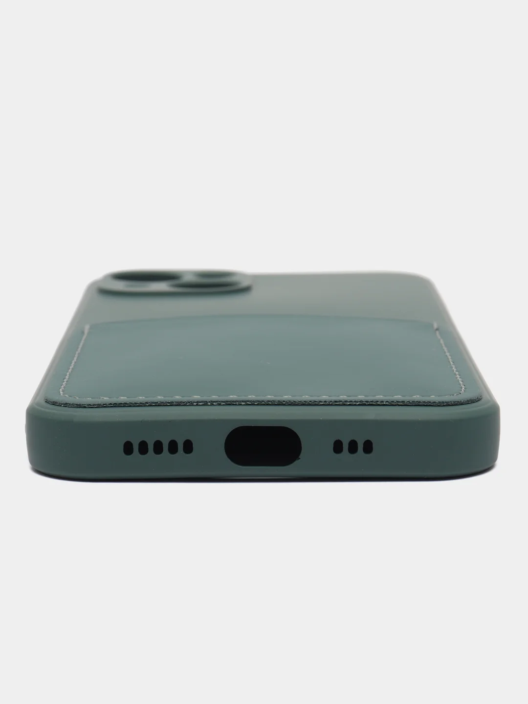 Зелёный хаки чехол с карманом для карты iPhone 16, Iphone 16 Pro Max, 16, 13, 14, 15 pro, 12, 14 pro