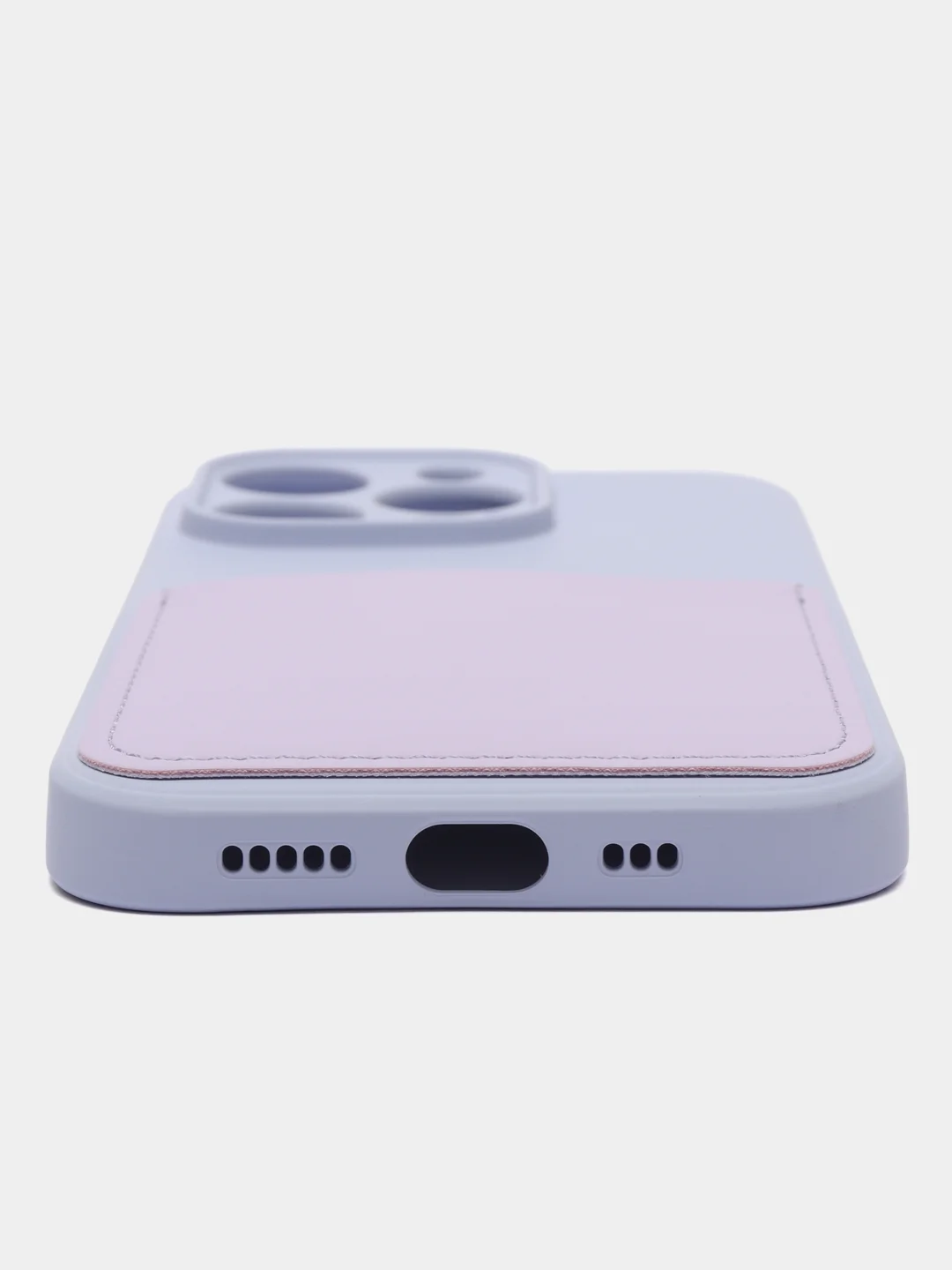 Лавандовый чехол с карманом для карты iPhone 16, Iphone 16 Pro Max, 16, 13, 14, 15 pro, 12, 14 pro