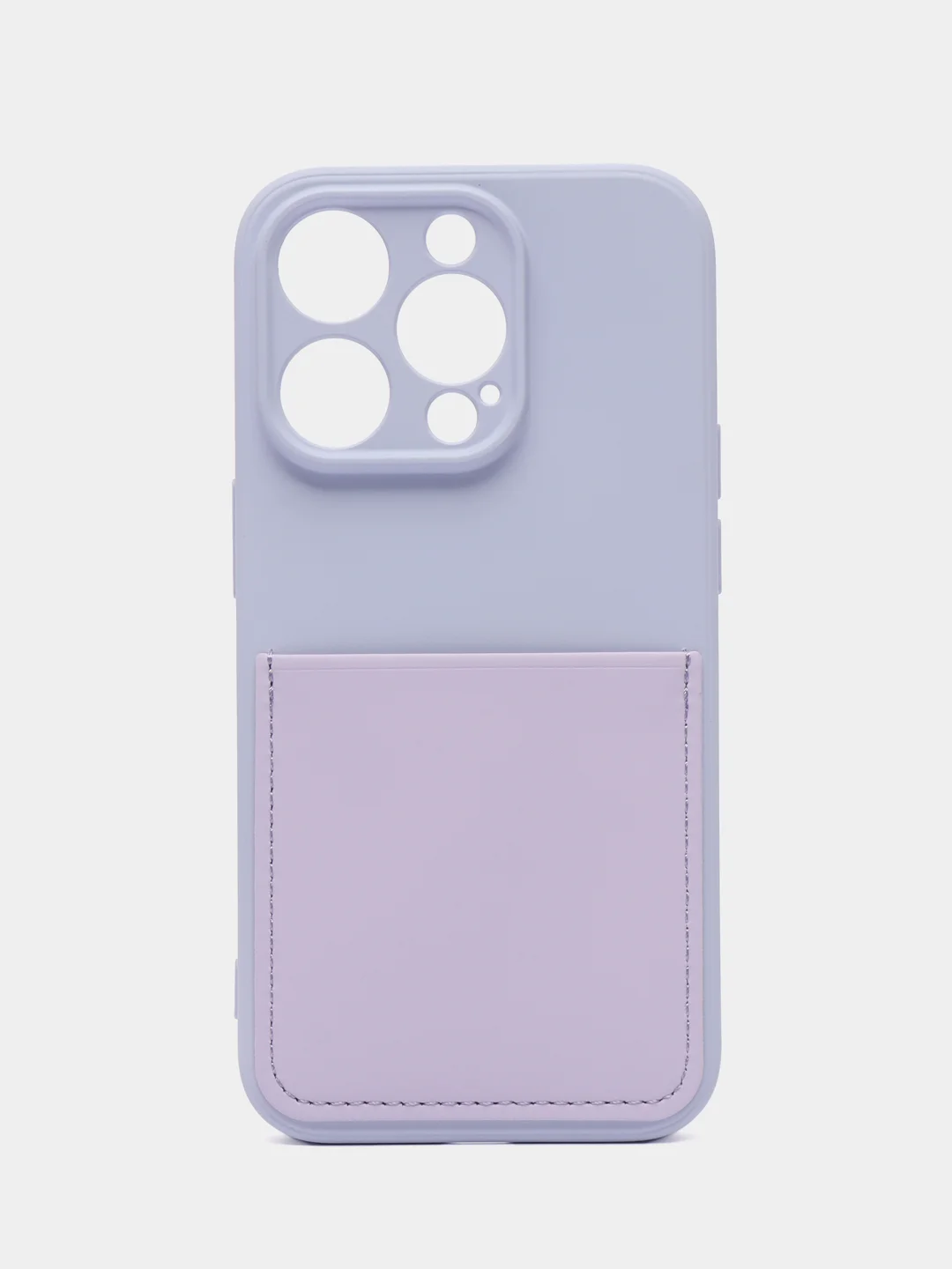 Лавандовый чехол с карманом для карты iPhone 16, Iphone 16 Pro Max, 16, 13, 14, 15 pro, 12, 14 pro