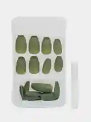 Лесной зеленый накладные ногти,типсы
