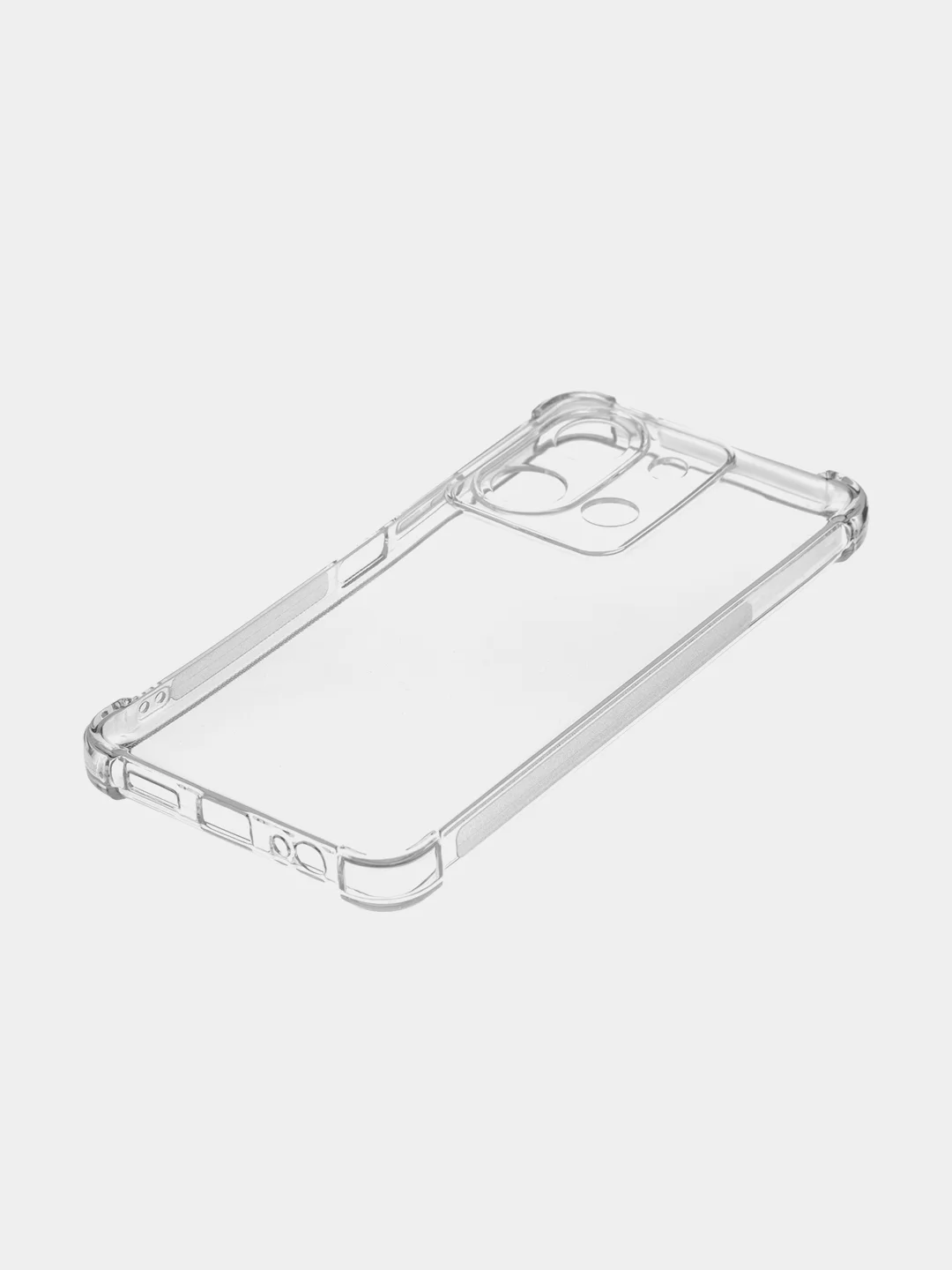 Прозрачный противоударный чехол для Vivo Y36 силиконовый, ROSCO, с усиленными углами