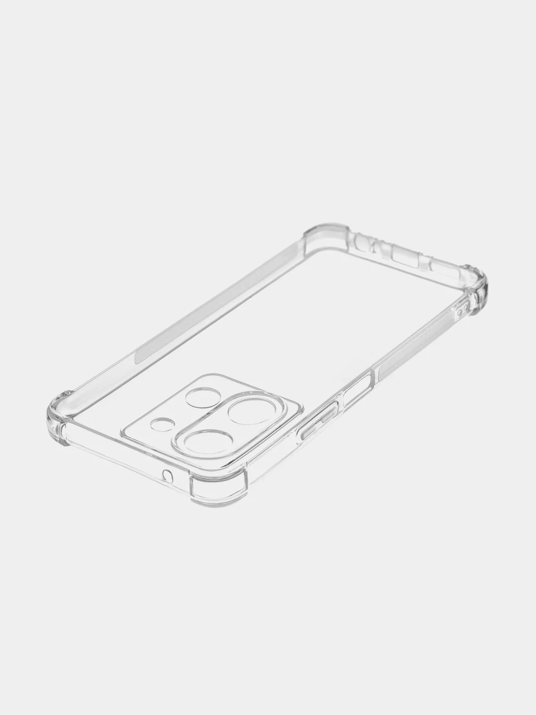 Прозрачный противоударный чехол для Vivo Y36 силиконовый, ROSCO, с усиленными углами