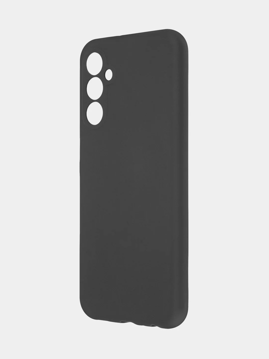 Черный чехол ROSCO для Samsung Galaxy M34, матовый, силиконовый, тонкий, бортик вокруг камер