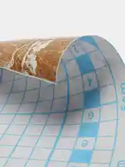Пленка самоклеящаяся, мрамор, бежевый, 0,45 х 2 м