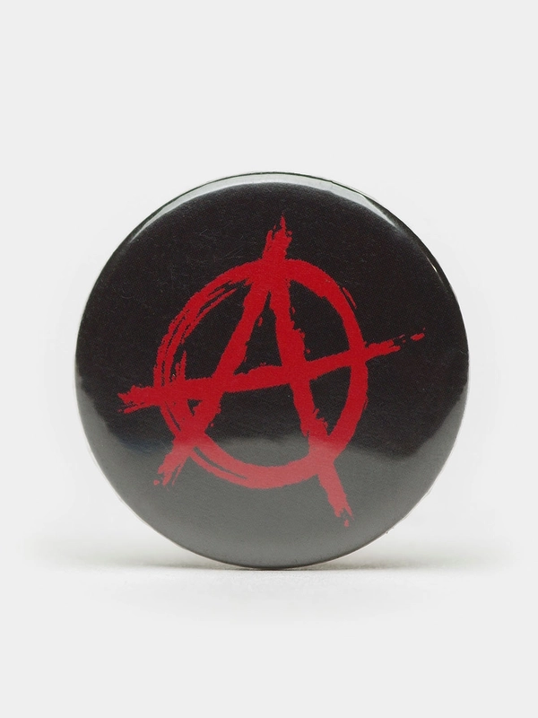 Значок "Анархия", 25 мм