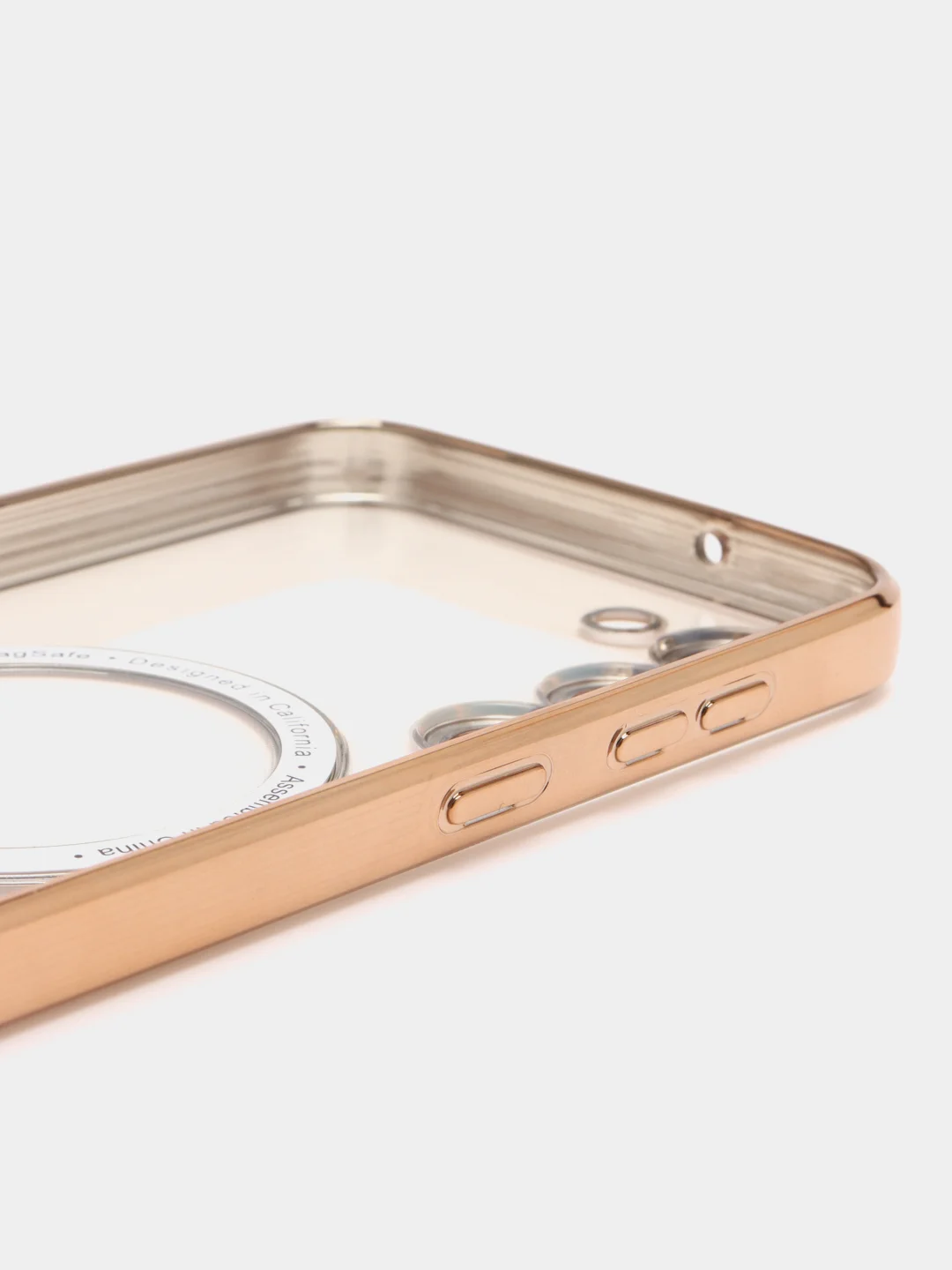 Золотой чехол для Samsung S23 Plus, S23, S22 Plus, S22 Ultra MagSafe, накладка c защитой камеры