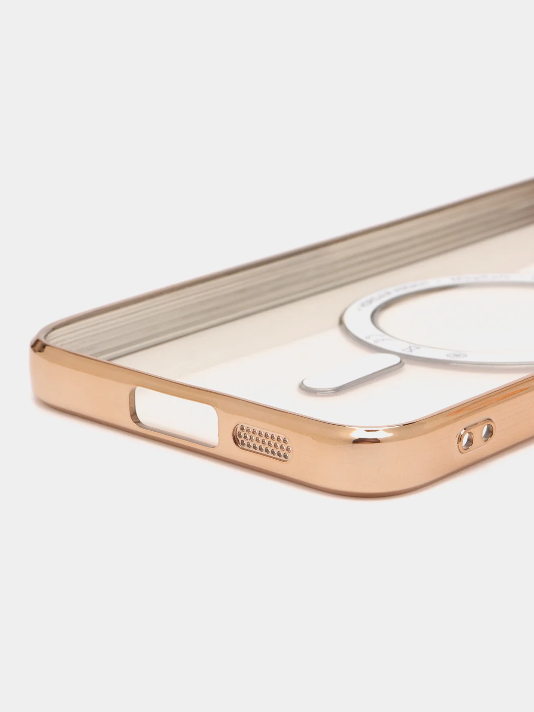 Золотой чехол для Samsung S23 Plus, S23, S22 Plus, S22 Ultra MagSafe, накладка c защитой камеры