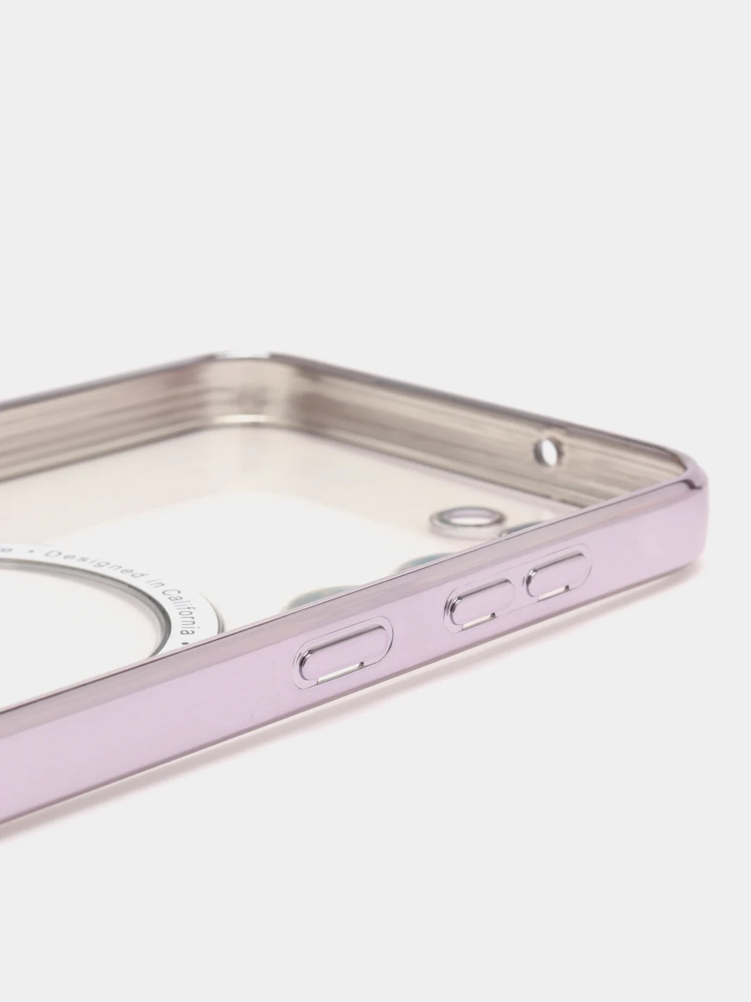Сиреневый чехол для Samsung S23 Plus, S23, S22 Plus, S22 Ultra MagSafe, накладка c защитой камеры