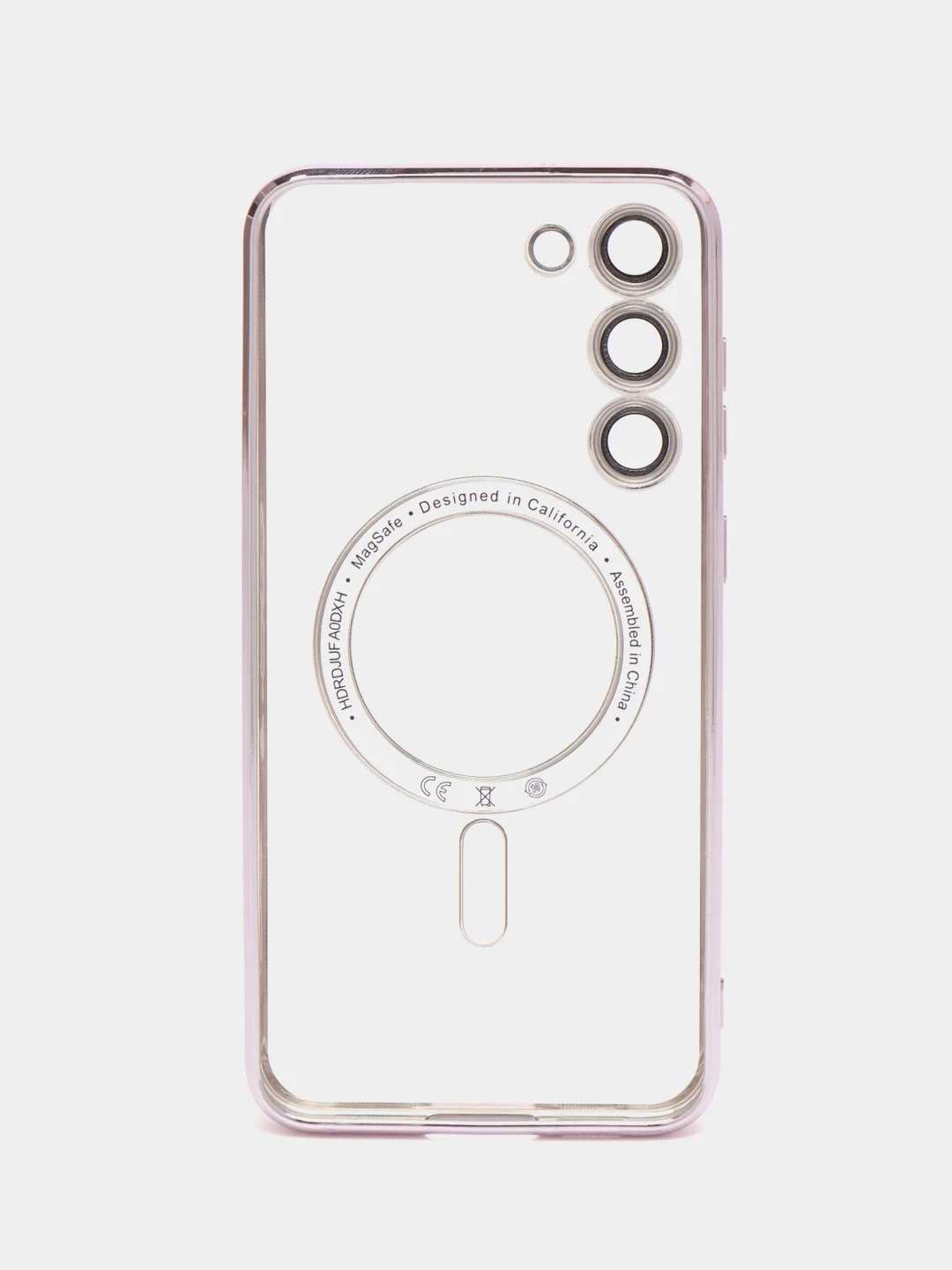 Сиреневый чехол для Samsung S23 Plus, S23, S22 Plus, S22 Ultra MagSafe, накладка c защитой камеры