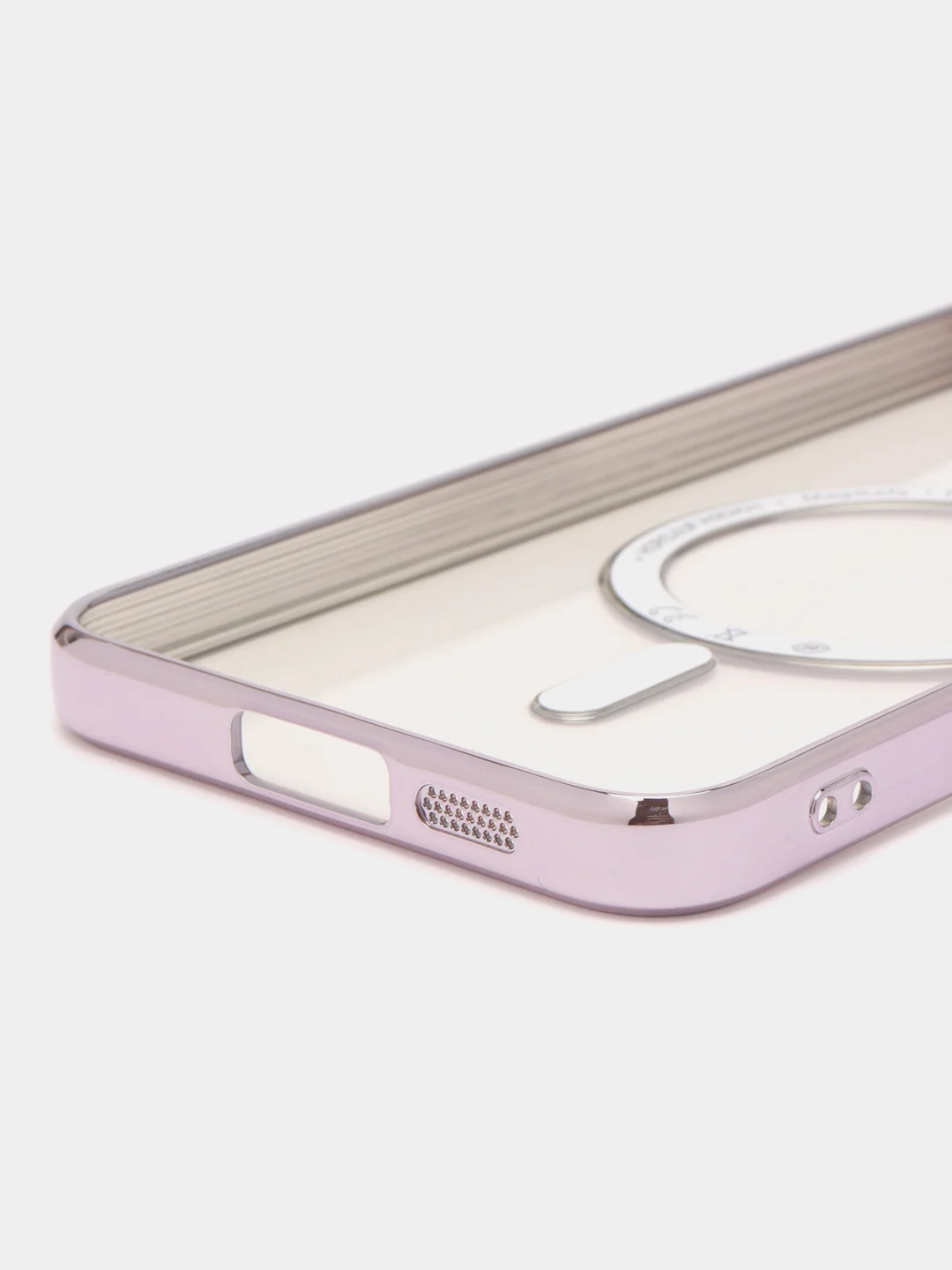 Сиреневый чехол для Samsung S23 Plus, S23, S22 Plus, S22 Ultra MagSafe, накладка c защитой камеры