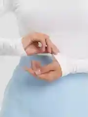 Белый боди-водолазка с длинным рукавом, базовая, из хлопка