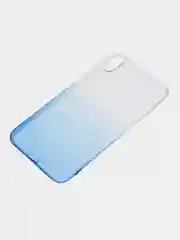 Бирюзовый чехол для Apple iPhone 11 Pro Max, XS Max, прозрачный с градиентом