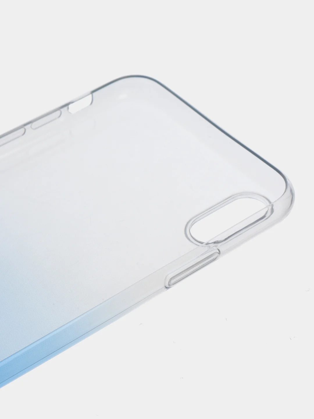Бирюзовый чехол для Apple iPhone 11 Pro Max, XS Max, прозрачный с градиентом