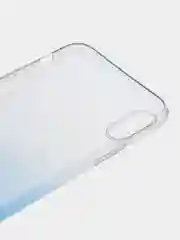 Бирюзовый чехол для Apple iPhone 11 Pro Max, XS Max, прозрачный с градиентом