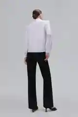 Белый блузка женская INCITY с рюшами