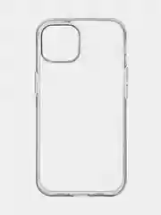 Прозрачный чехол для iPhone 15 силиконовый ROSCO прозрачный с бортиком- защитой камер и от прилипания